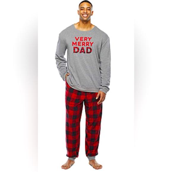 North Pole Trading Co. Very Merry Dad Mens
Pant Pajama Set 2-pc. Long Sleeve - Picture 1 of 6